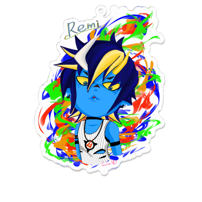 チューくちアクリルキーホルダー - 100 x 100 (mm)(1)