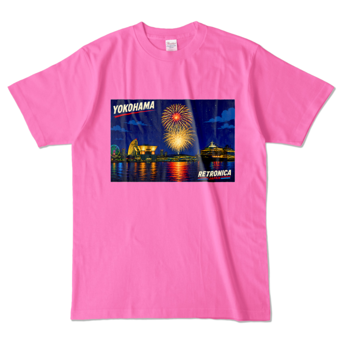 カラーTシャツ - L - ピンク (濃色)