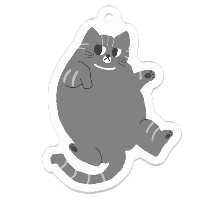 アクリルキーホルダー - 50 x 50 (mm)