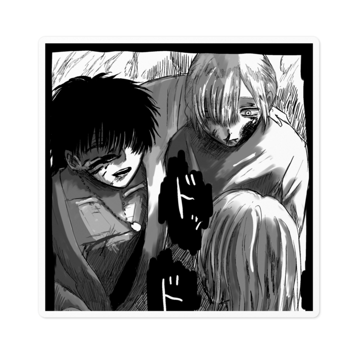 ステッカー - 100 x 100 (mm)