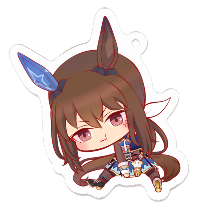 アクリルキーホルダー - 50 x 50 (mm)