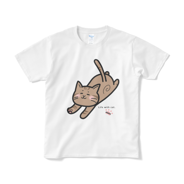 アメショ②Tシャツ（短納期） - S - ホワイト