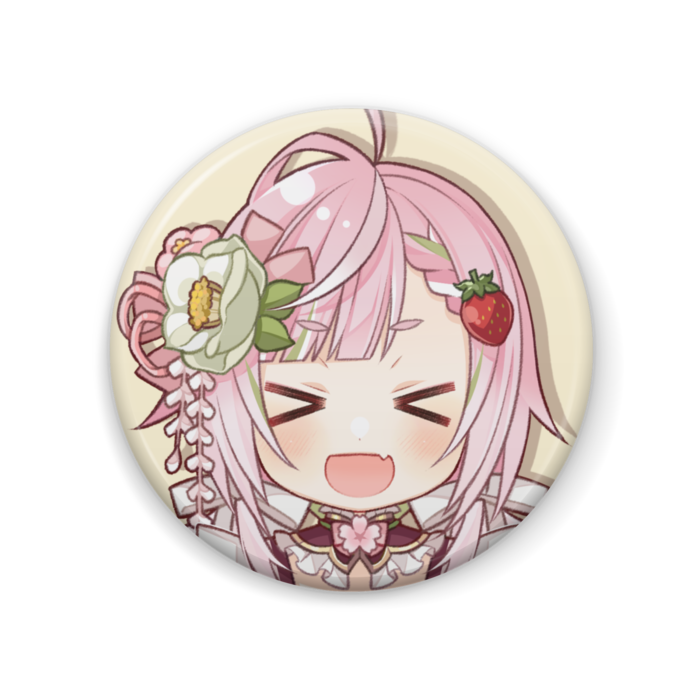 SD缶バッジ(白)