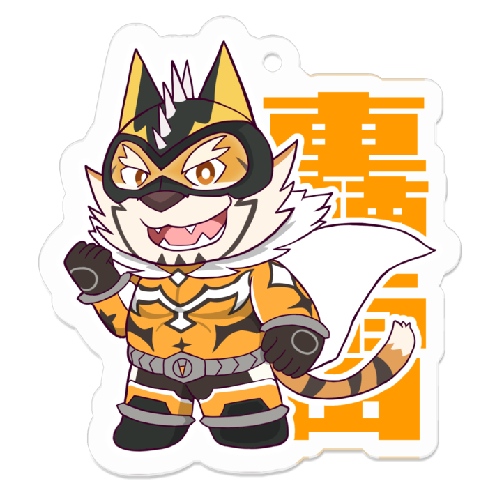 アクリルキーホルダー(コーティング) - 50 x 50 (mm)