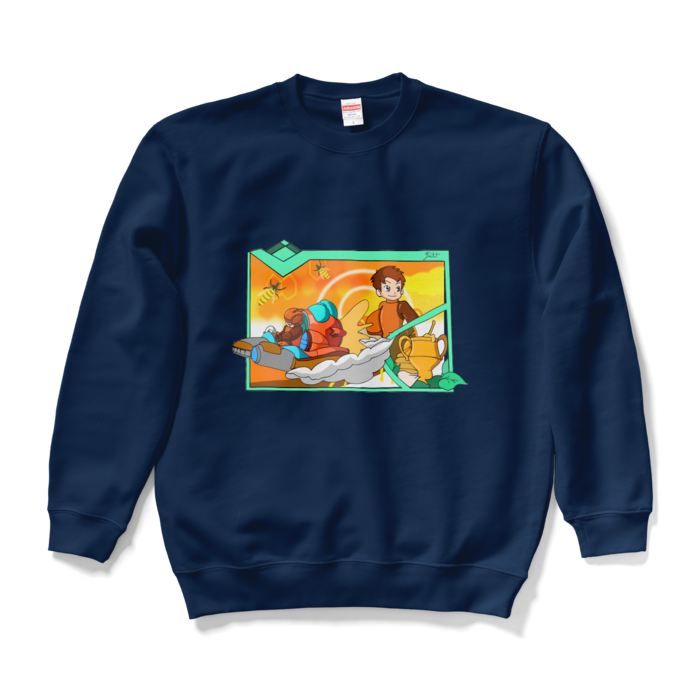 スウェット - L - ネイビー