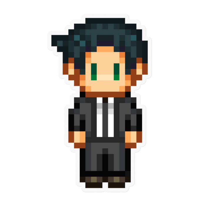 Keith(ドット・正面) - 100 x 100 (mm)