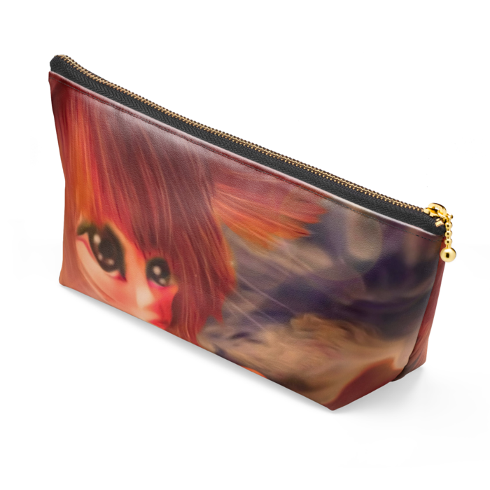 ポーチ - 長さ21.5cm / 高さ10cm - ブラック