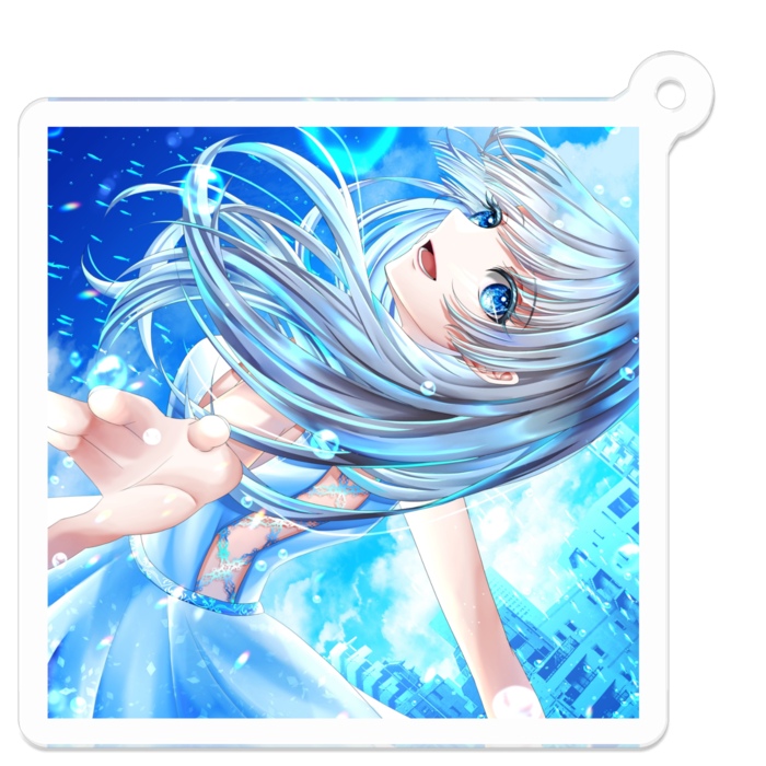 アクリルキーホルダー - 50 x 50 (mm)