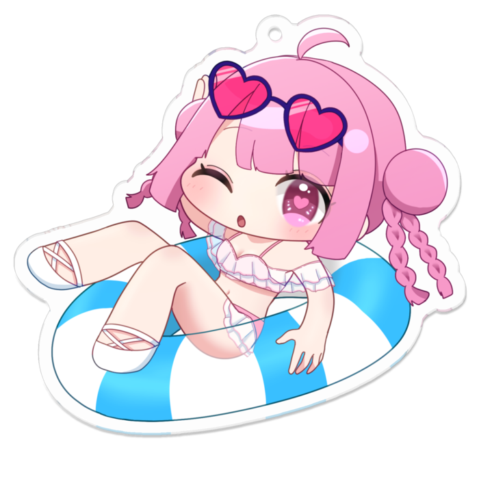 アクリルキーホルダー - 70 x 70 (mm)