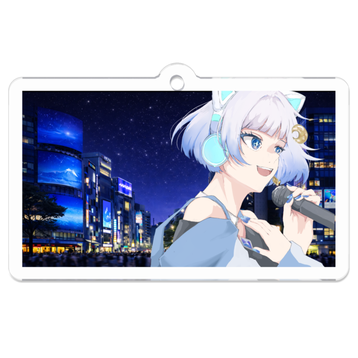 アクリルキーホルダー - 50 x 50 (mm)