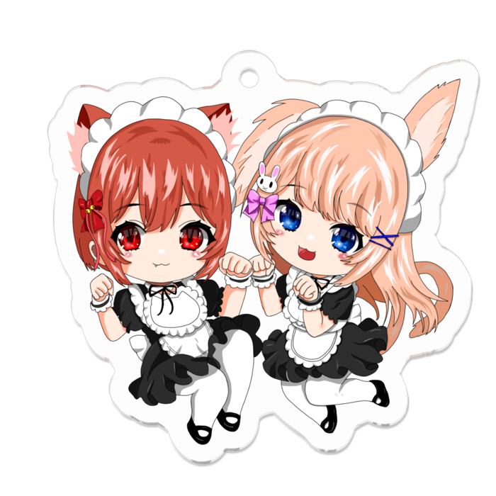 アクリルキーホルダー - 50 x 50 (mm)
