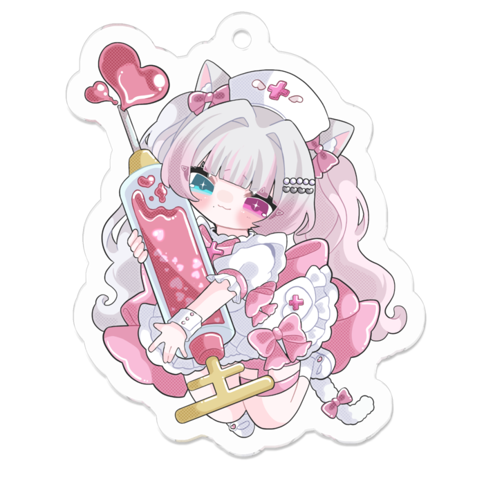 アクリルキーホルダー - 50 x 50 (mm)