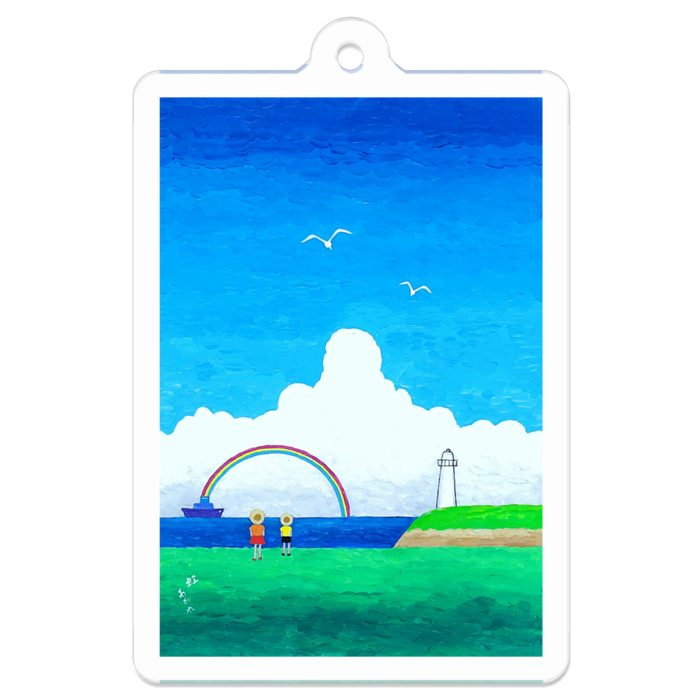 アクリルキーホルダー - 50 x 50 (mm)