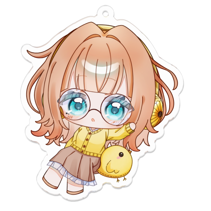 アクリルキーホルダー - 70 x 70 (mm)