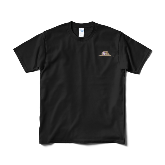 ワンポイント(左胸)Tシャツ(短納期) - M - ブラック