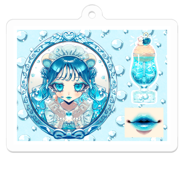 アクリルキーホルダー - 50 x 50 (mm)