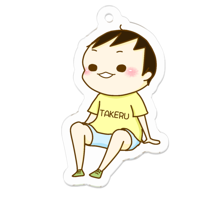 アクリルキーホルダー - 50 x 50 (mm)