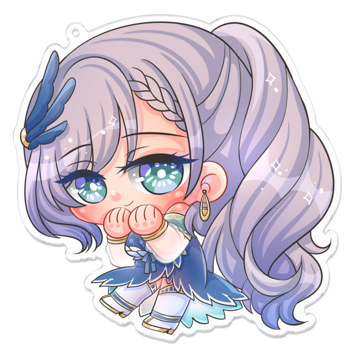 アクリルキーホルダー - 100 x 100 (mm)