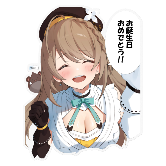 ステッカー (クリア)【160×160mm】