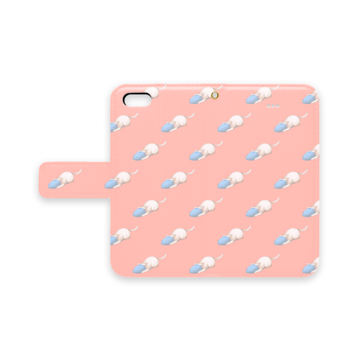 手帳型iPhoneケース - iPhone 5 / 5s / SE - ストラップ穴 あり