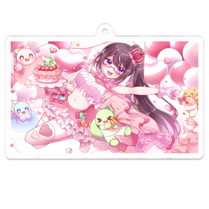 アクリルキーホルダー - 70 x 70 (mm)