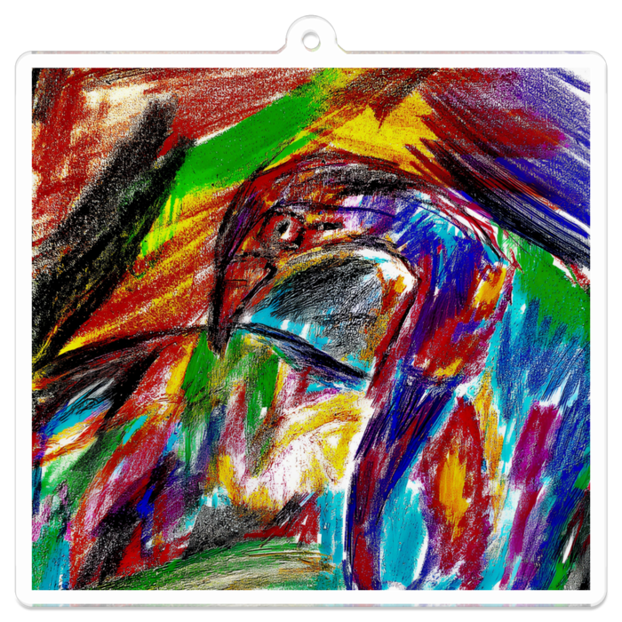 アクリルキーホルダー - 70 x 70 (mm)