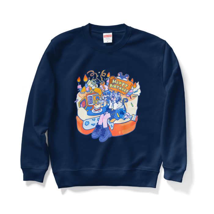 スウェット - M - ネイビー