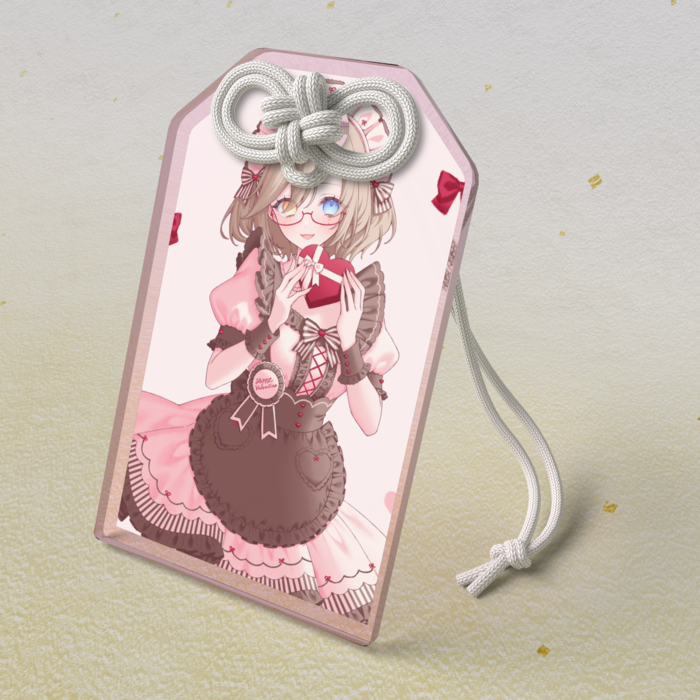 アクリルお守り - 50 × 80mm