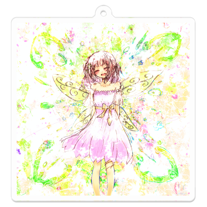 アクリルキーホルダー - 70 x 70 (mm)