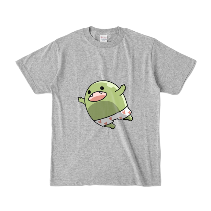 カラーTシャツ - S - 杢グレー (濃色)
