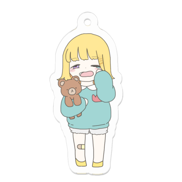 アクリルキーホルダー - 50 x 50 (mm)