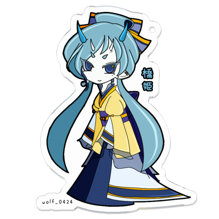 アクリルキーホルダー（コーティング） - 70 x 70 (mm)