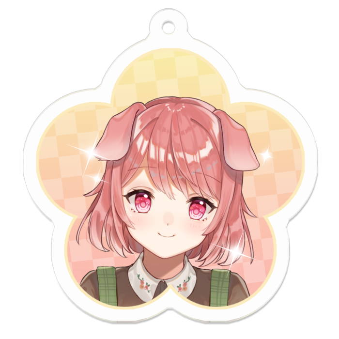 アクリルキーホルダー - 50 x 50 (mm)