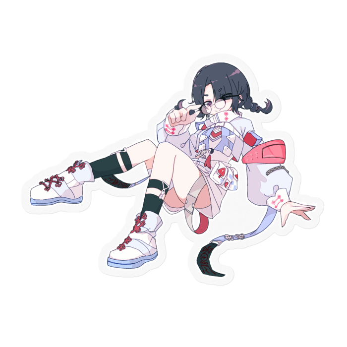 ステッカー - 100 x 100 (mm)