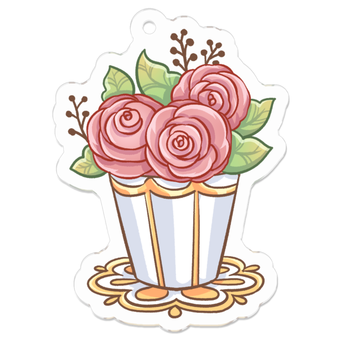 アクリルキーホルダー - 50 x 50 (mm)