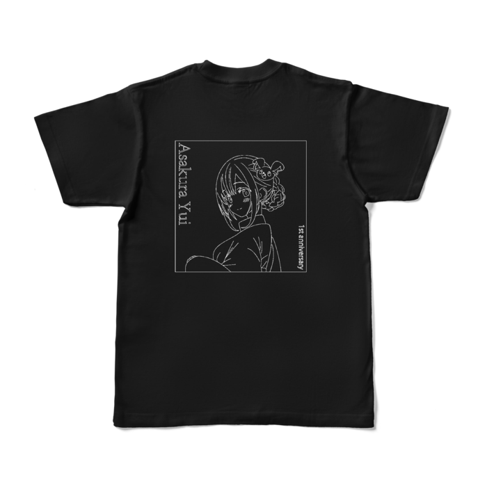デザインTシャツ- S - ブラック (濃色)