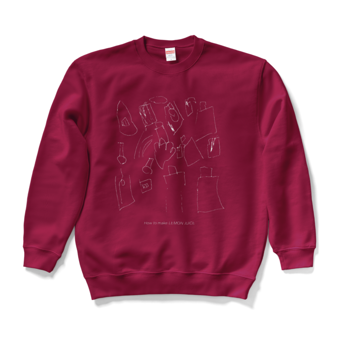 スウェット - L - バーガンディ