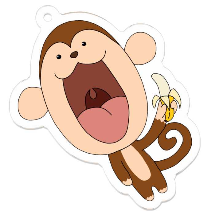 アクリルキーホルダー - 50 x 50 (mm)