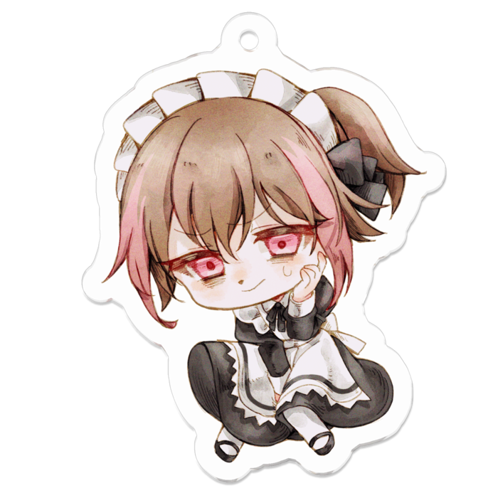 アクリルキーホルダー（コーティング） - 50 x 50 (mm)