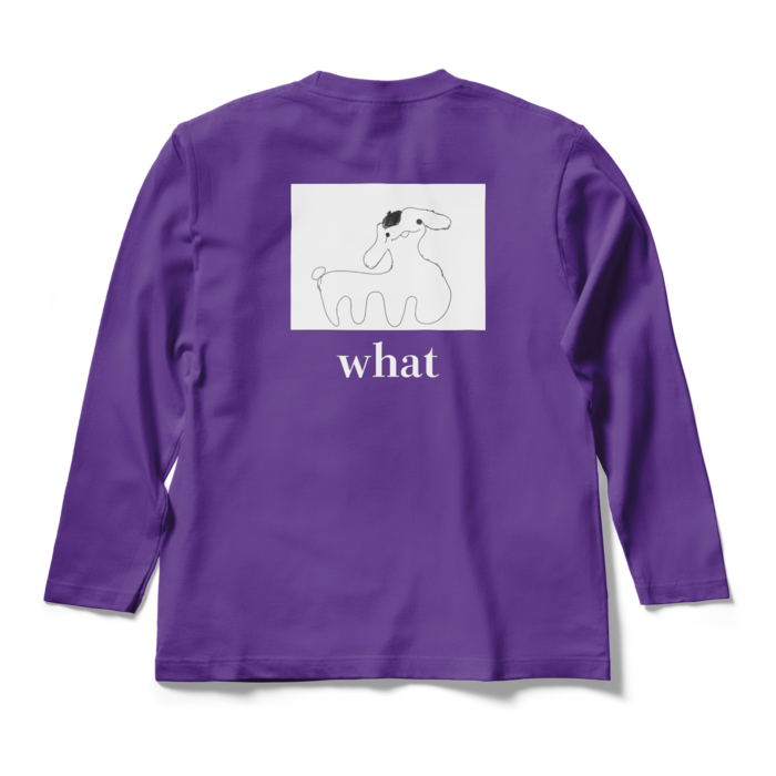 ロングスリーブTシャツ - M - パープル