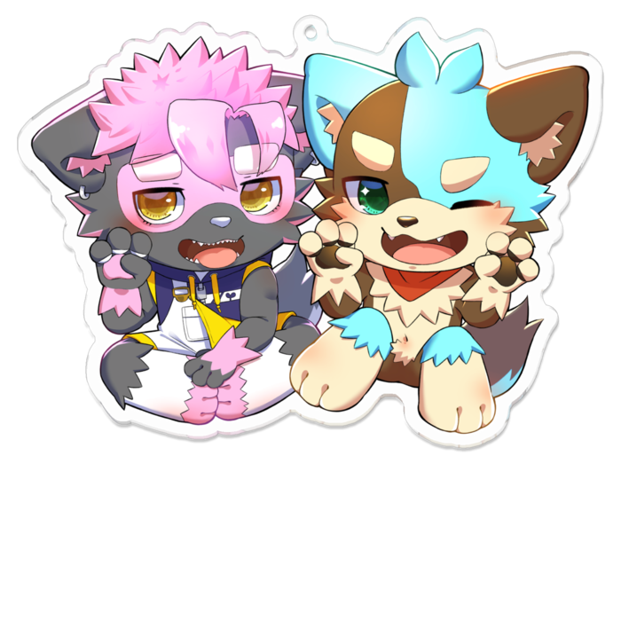 アクリルキーホルダー - 100 x 100 (mm)