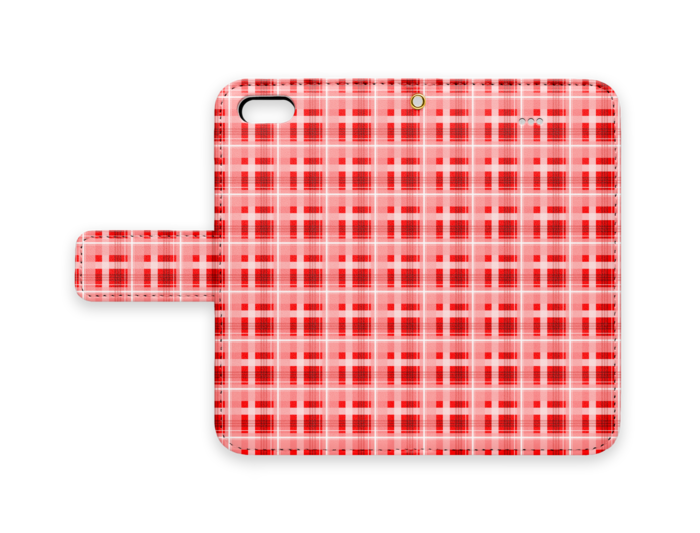 手帳型iPhoneケース - iPhone5 - ストラップ穴 あり