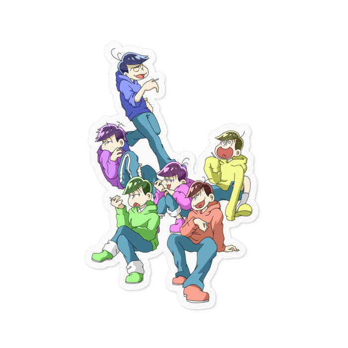ステッカー - 100 x 100 (mm)