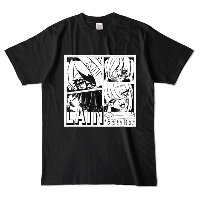 カラーTシャツ - L - ブラック (濃色)