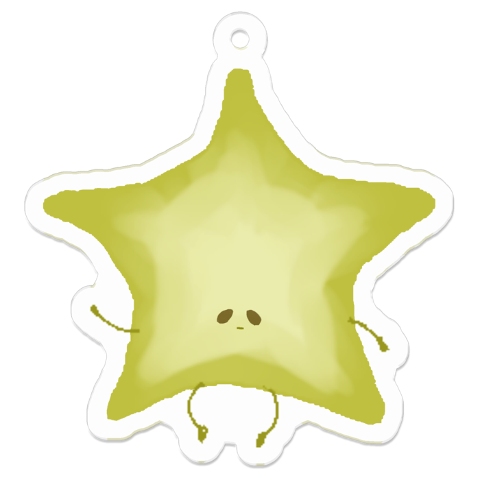 アクリルキーホルダー - 50 x 50 (mm)