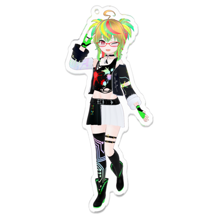 アクリルキーホルダー - 100 x 100 (mm)