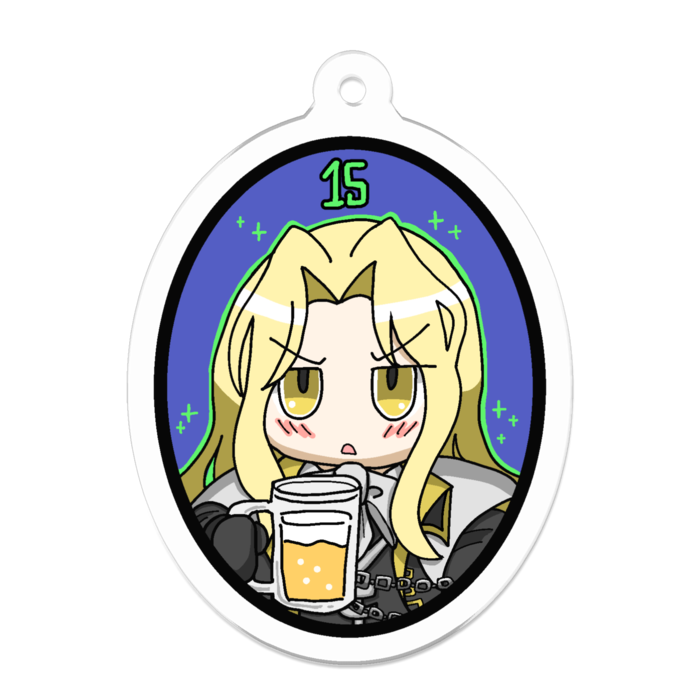 アクリルキーホルダー - 50 x 50 (mm)