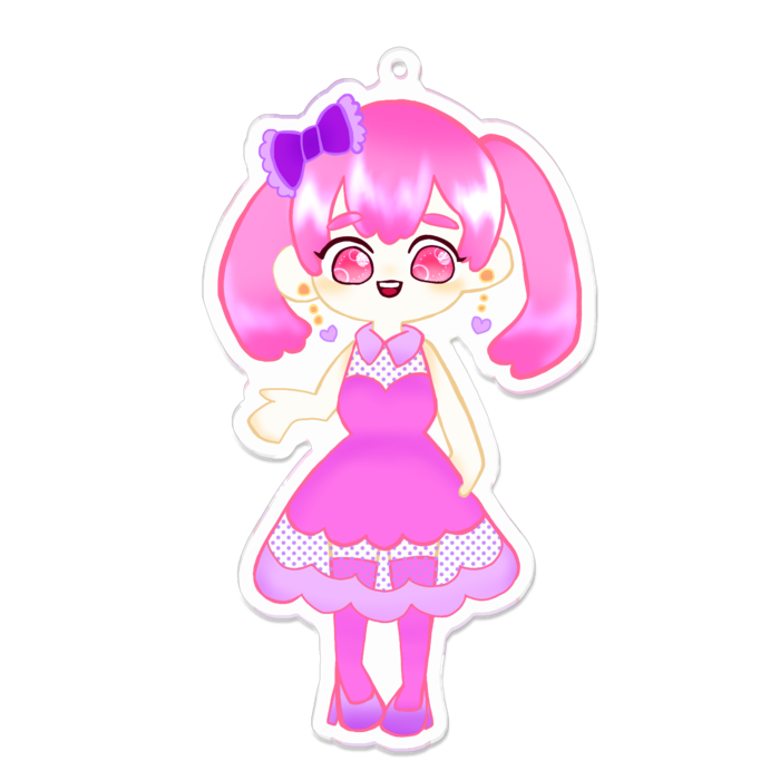 アクリルキーホルダー - 100 x 100 (mm)