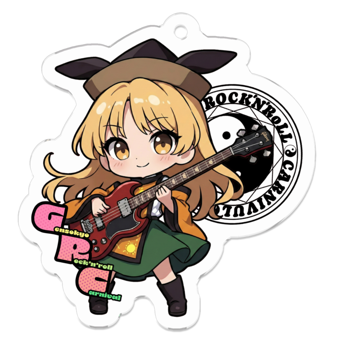 アクリルキーホルダー - 50 x 50 (mm)