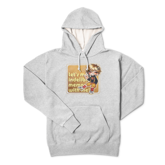 パーカー - L - 杢グレー